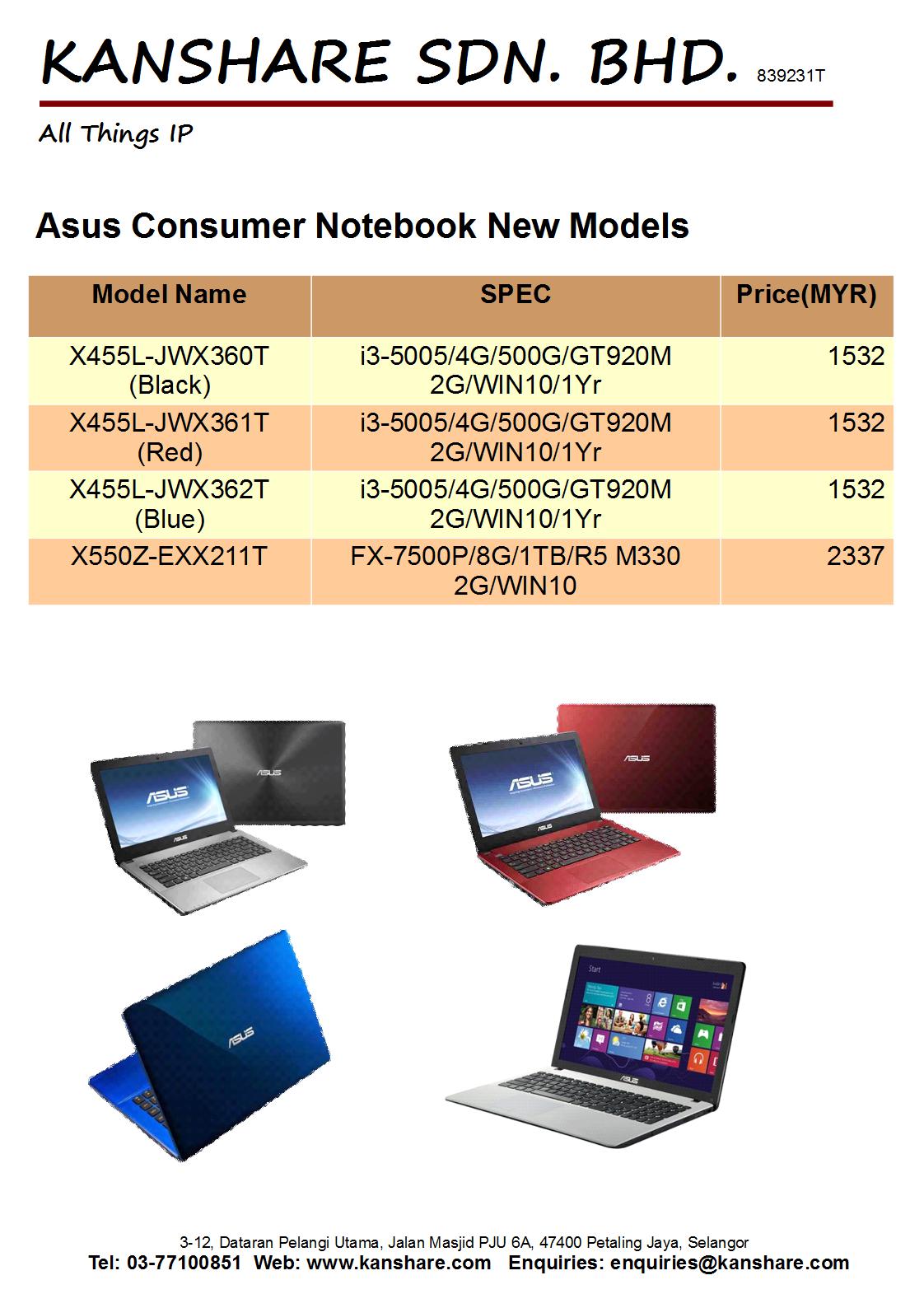 Asus Notebook 210416