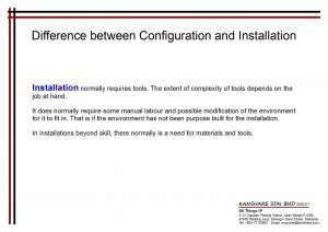 DiffBetweenConfigurationNInstallation Rev 1b